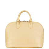 Louis Vuitton Epi Alma PM Handbag M41155 Dune Yellow Leather  Louis Vuitton