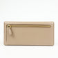 PRADA Saffiano Leather Flap Bi-Fold Long Wallet Pink Beige 1MH132