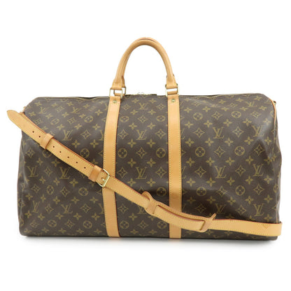 Louis Vuitton Monogram Keep All Bandouliere 55 Boston Bag M41414