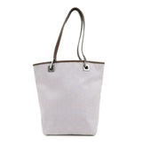 GUCCI GG Canvas Leather Tote Bag Hand Bag Purple 31244