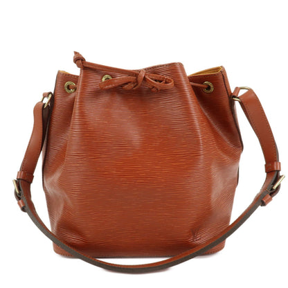 Louis Vuitton Epi Leather Petit Noe Shoulder Bag Kenya Brown M44103