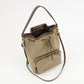 PRADA Jacquard Leather 2Way Bag Drawstring Hand Shoulder Bag 1BH038