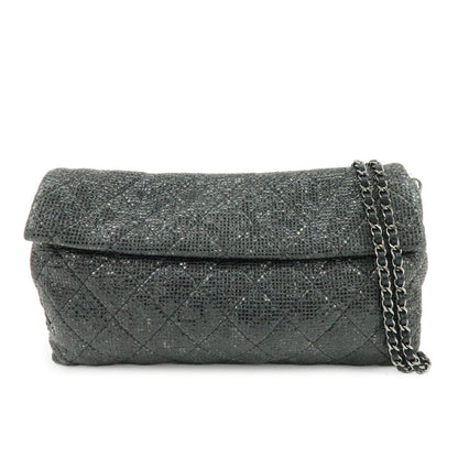 CHANEL Matelasse Chain Shoulder Bag 2014 Christmas Edition Black