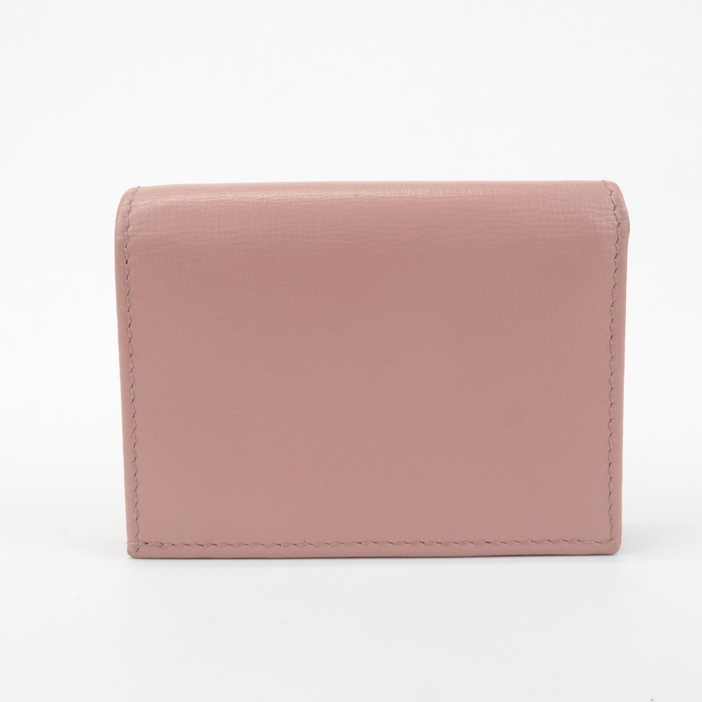 GUCCI Horsebit Leather Bi-fold Wallet Small Wallet Pink 621887  d