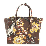 PRADA  Triangle Logo Saffiano Leather 2Way Bag Hand Bag Shoulder Bag Brown Yellow B2625P  d