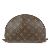 Louis Vuitton Monogram Trousse Demi Ronde Pouch M47520