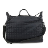 CHANEL New Travel Line Nylon Jacquard 2Way Boston Shoulder Bag