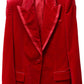 Tom Ford Red Velvet Gucci Suit