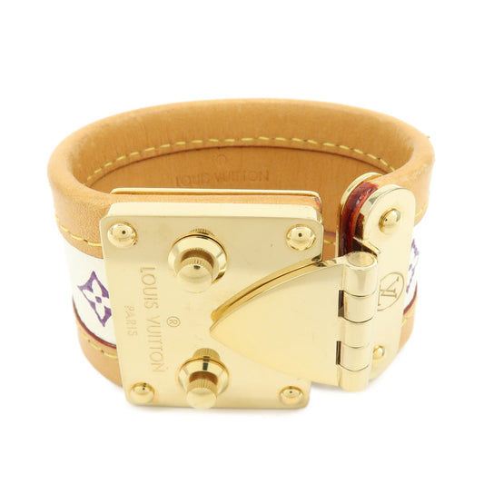 Louis Vuitton Monogram Multicolor Bracelet Serrure Bangle M92593