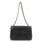 CHANEL Matelasse 30 Lamb Skin Chain Shoulder Bag Black A58600