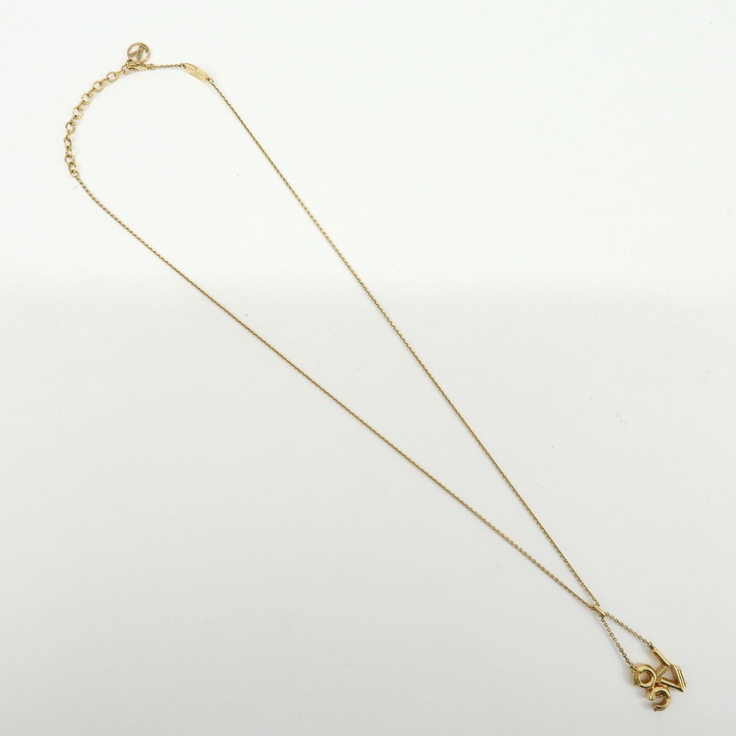 Louis Vuitton LV&ME LOVE Metal Necklace Gold M62843