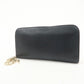 Christian Dior Diorissimo Round Zippy Long Wallet Black Pink