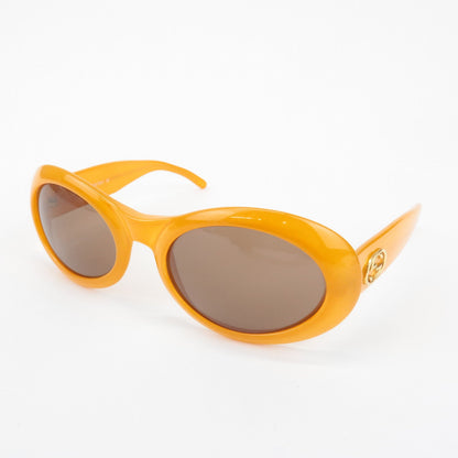GUCCI Interlocking G Plastic Sunglasses Orange GG2400/N/S 56??22  d
