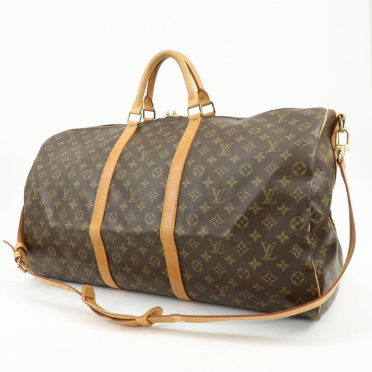 Louis Vuitton Monogram Keep All Bandouliere 60 Boston Bag M41412