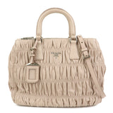 PRADA Nappa Gaufure Leather 2Way Hand Bag Shoulder Bag B2599L