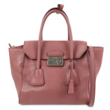 PRADA Logo Leather 2Way Bag Hand Bag Shoulder Bag Pink BN2665