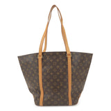 Louis Vuitton Monogram Sac Shopping Shoulder Bag Brown M51108