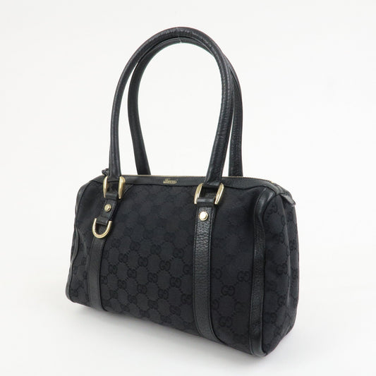 GUCCI Abbey Mini Boston Bag Hand Bag Black 130932
