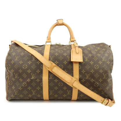 Louis Vuitton Monogram Keep All Bandouliere 50 Boston Bag M41416