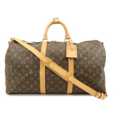 Louis Vuitton Monogram Keep All Bandouliere 50 Boston Bag M41416