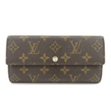 Louis Vuitton Monogram Portefeuille Sarah Long Wallet Brown M61734