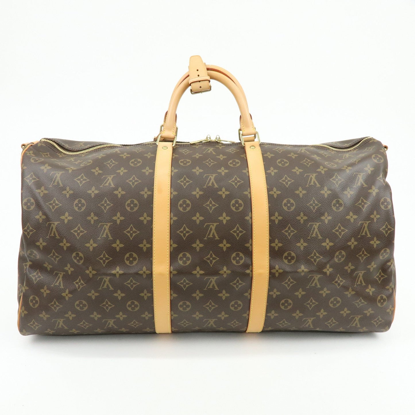 Louis Vuitton Monogram Keep All Bandouliere 60 Boston Bag M41412