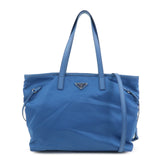 PRADA Triangle Logo Nylon Saffiano Leather 2Way Hand Shoulder Bag