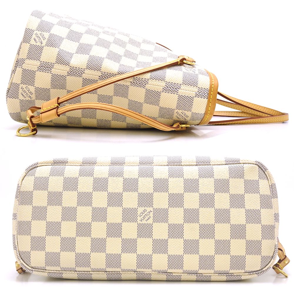 Louis Vuitton Damier Azur Neverfull PM Tote Bag
