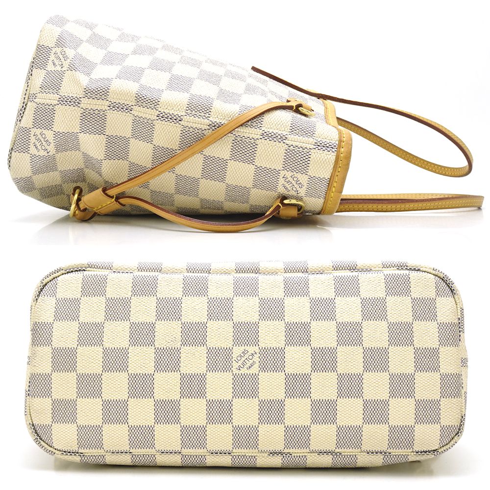 Louis Vuitton Damier Azur Neverfull PM Tote Bag