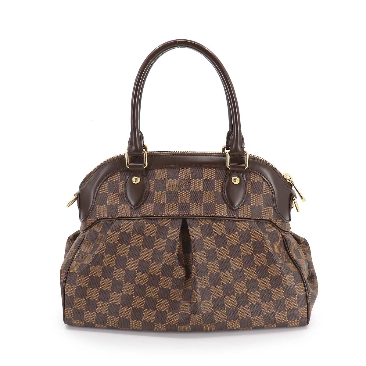 Louis Vuitton Damier Trevi PM 2 Way Hand Shoulder Bag Ebene