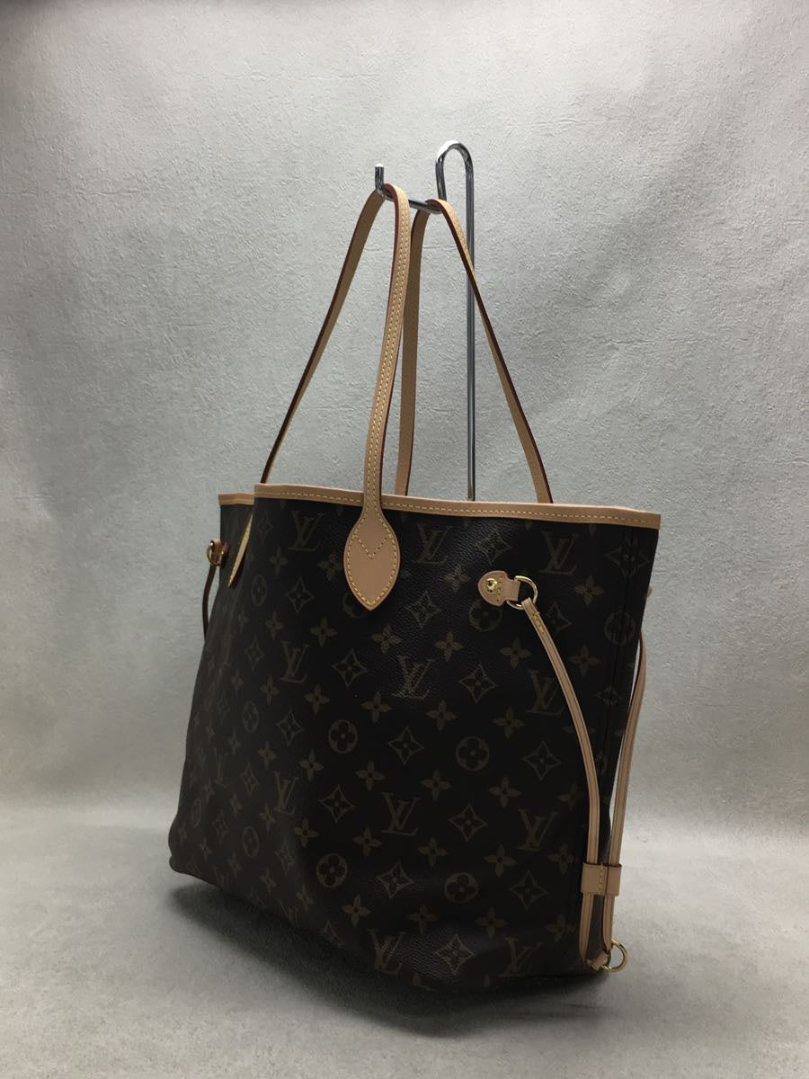 Louis Vuitton Neverfull MM Monogram Brown Tote Bag PVC