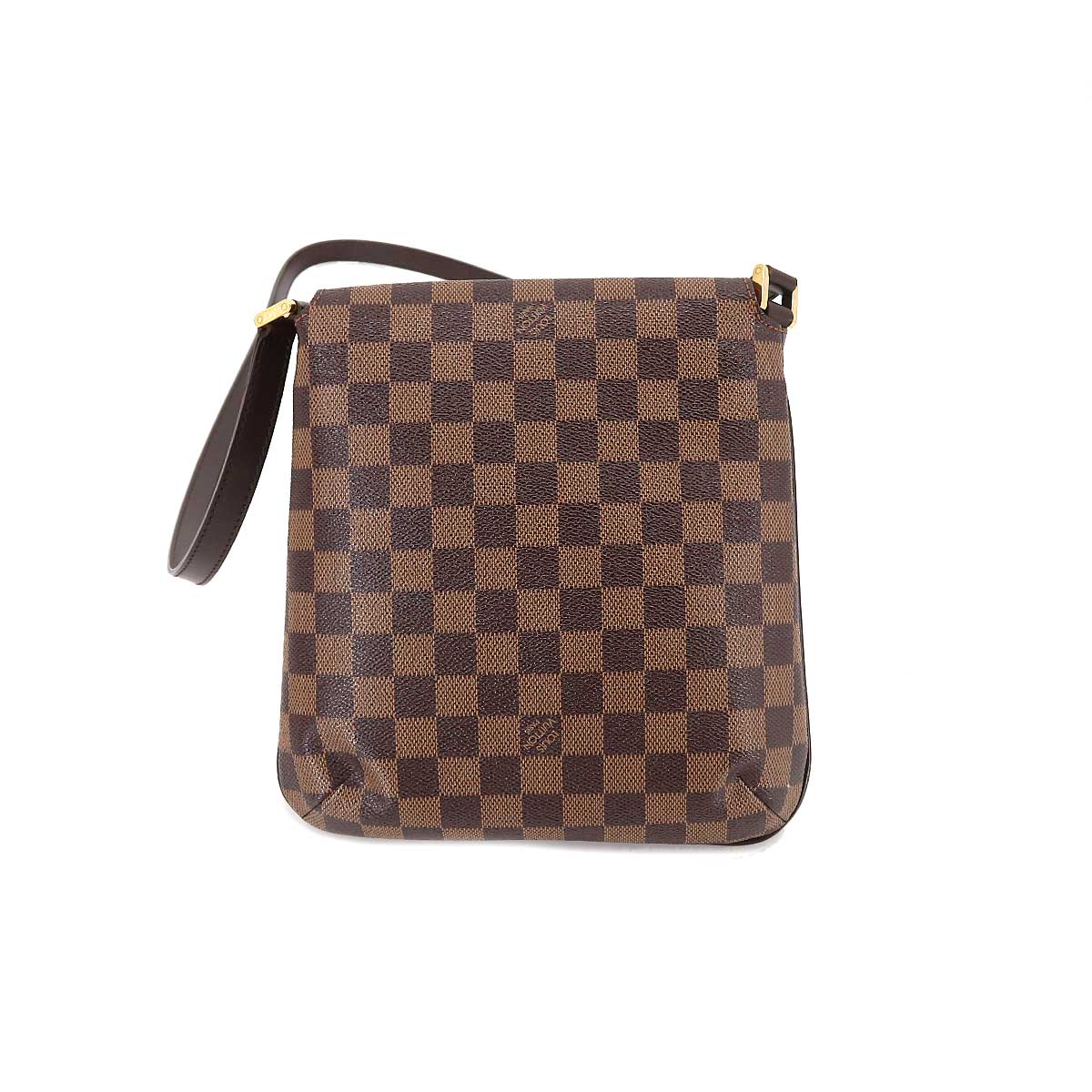 Louis Vuitton Damier M tte Salsa Long Shoulder Bag Ebene Gold Hardware
