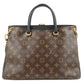 Louis Vuitton Monogram Pallas Handbag Shoulder Bag Noir