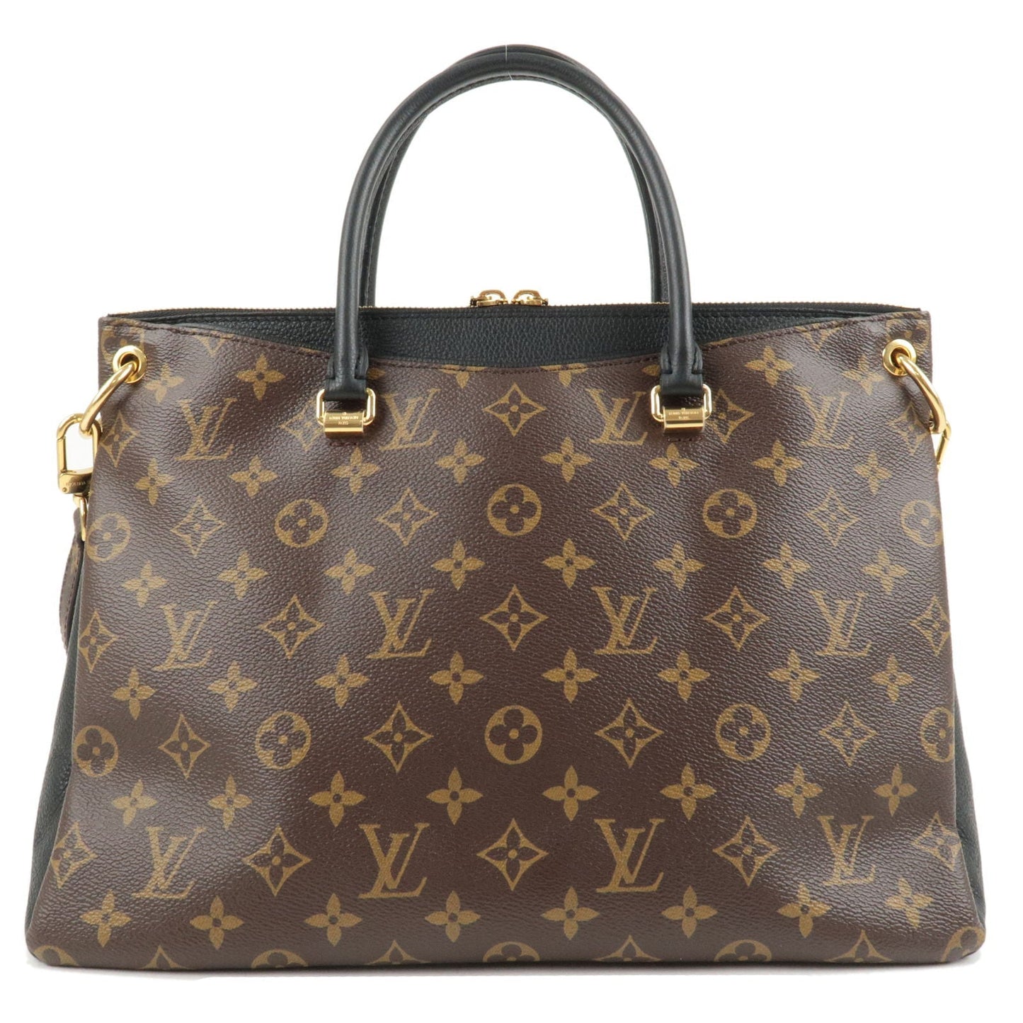 Louis Vuitton Monogram Pallas Handbag Shoulder Bag Noir