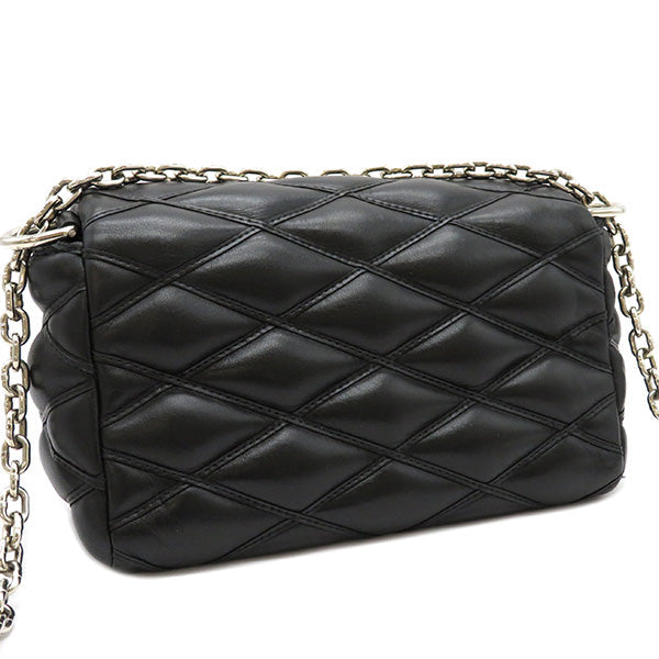 Louis Vuitton Malletage Twist Shoulder Bag Noir Black