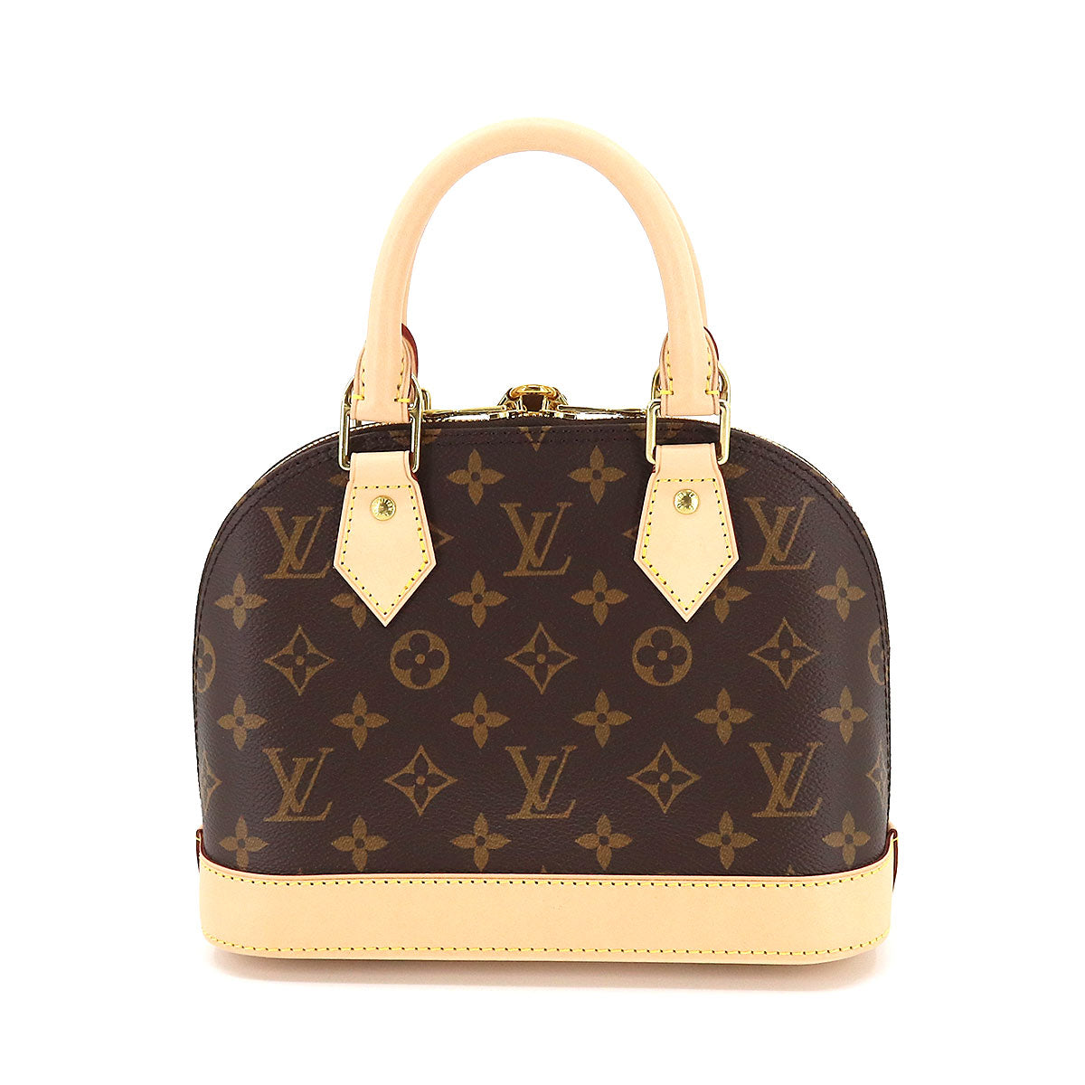 Louis Vuitton Monogram Alma BB 2 Way Hand Shoulder Bag Brown