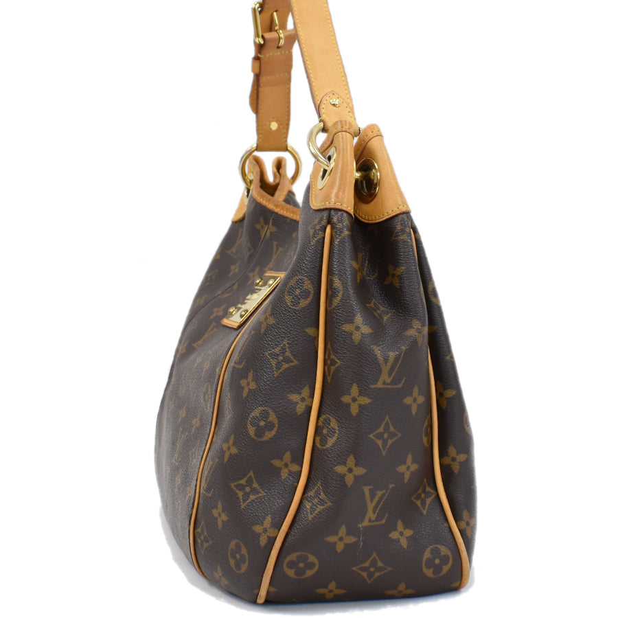 Louis Vuitton Galliera PM Shoulder Bag Monogram Brown