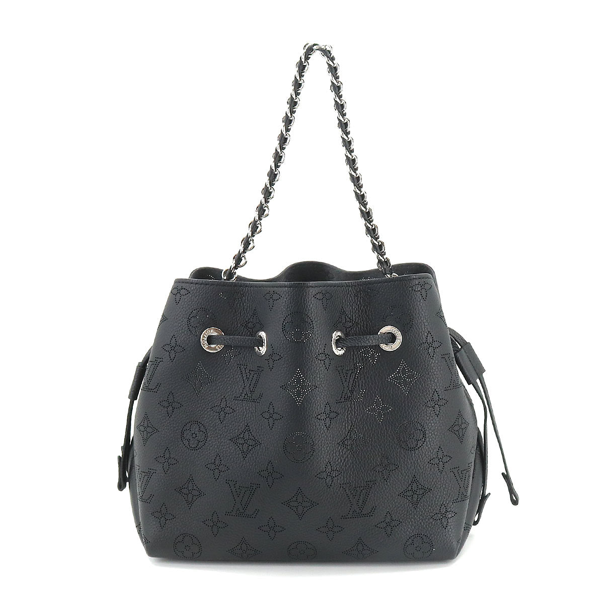 Louis Vuitton Mahina Bella 2 Way Shoulder Hand Bag Leather Noir