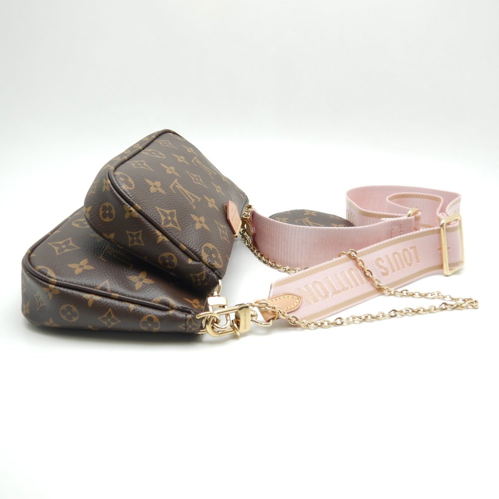 Louis Vuitton Monogram Multi-Pochette Accessoire Rose Hanging