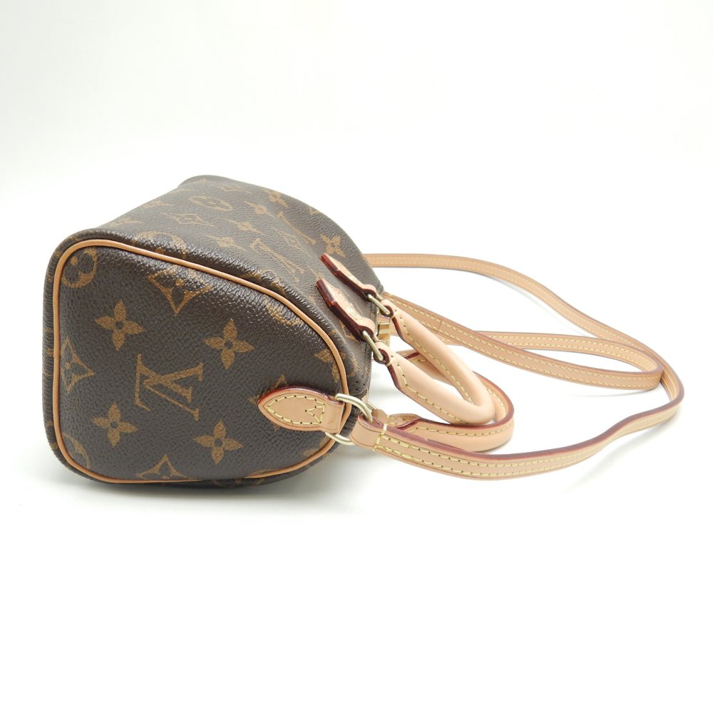 Louis Vuitton Monogram Nano Speedy Brown Mini Bag