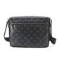 Louis Vuitton Monogram Eclipse District PM Shoulder Bag Black