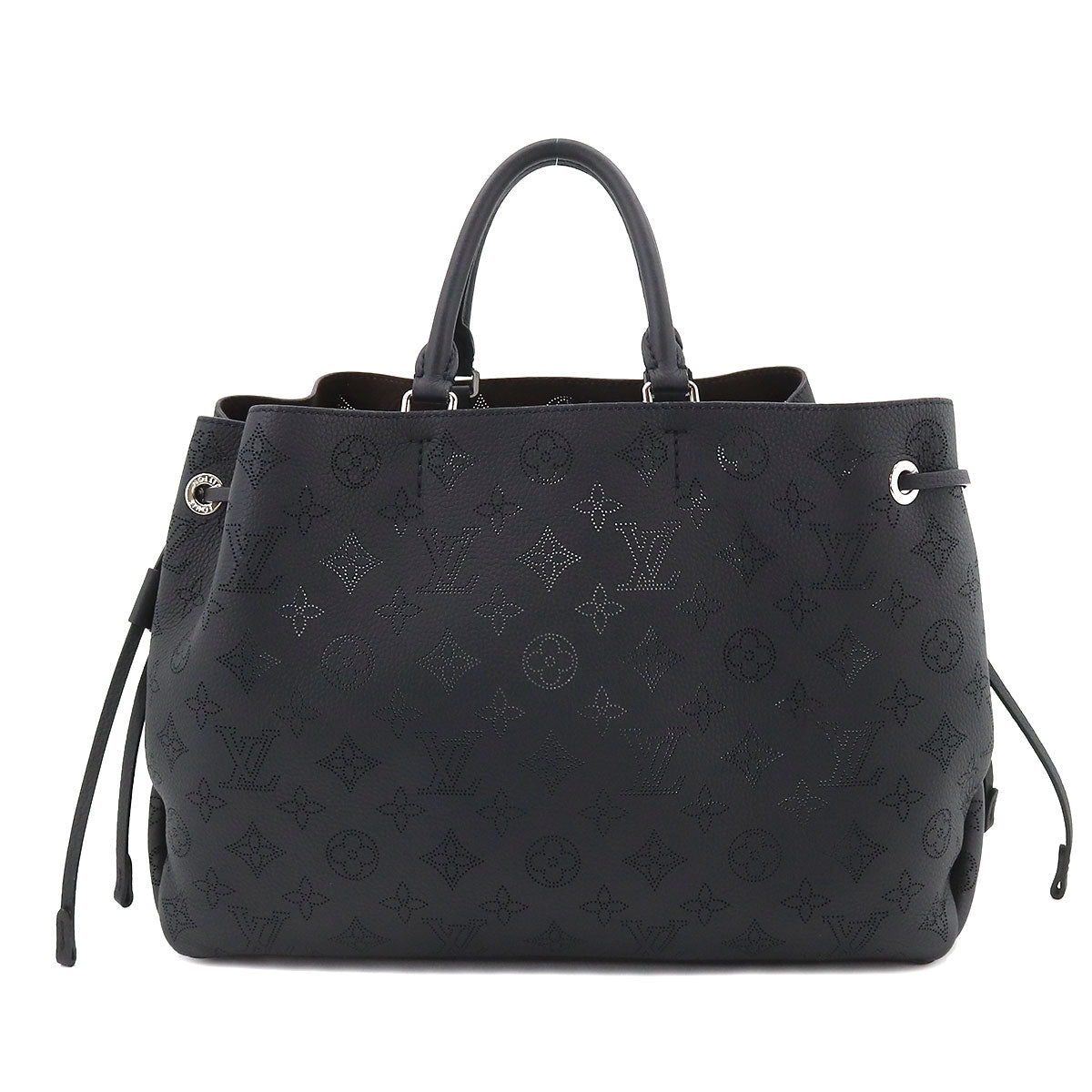 Louis Vuitton Mahina Bell Shoulder Bag Leather Noir Black