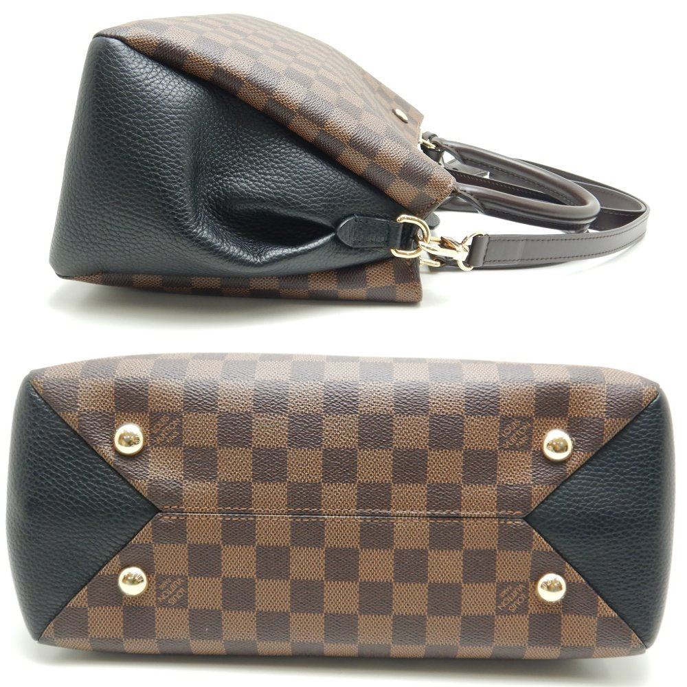 Louis Vuitton Damier Brittany Noir 2WAY Bag Ebene Brown