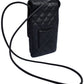 Chanel Cambon Line Pochette Shoulder Bag Black Yellow