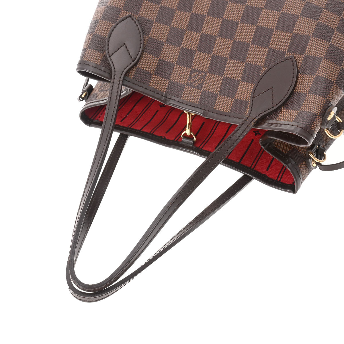 Louis Vuitton Damier Neverfull PM Brown Canvas Handbag