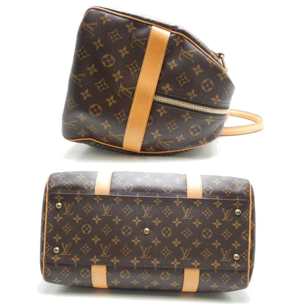 Louis Vuitton Monogram Carryall Brown Boston Bag