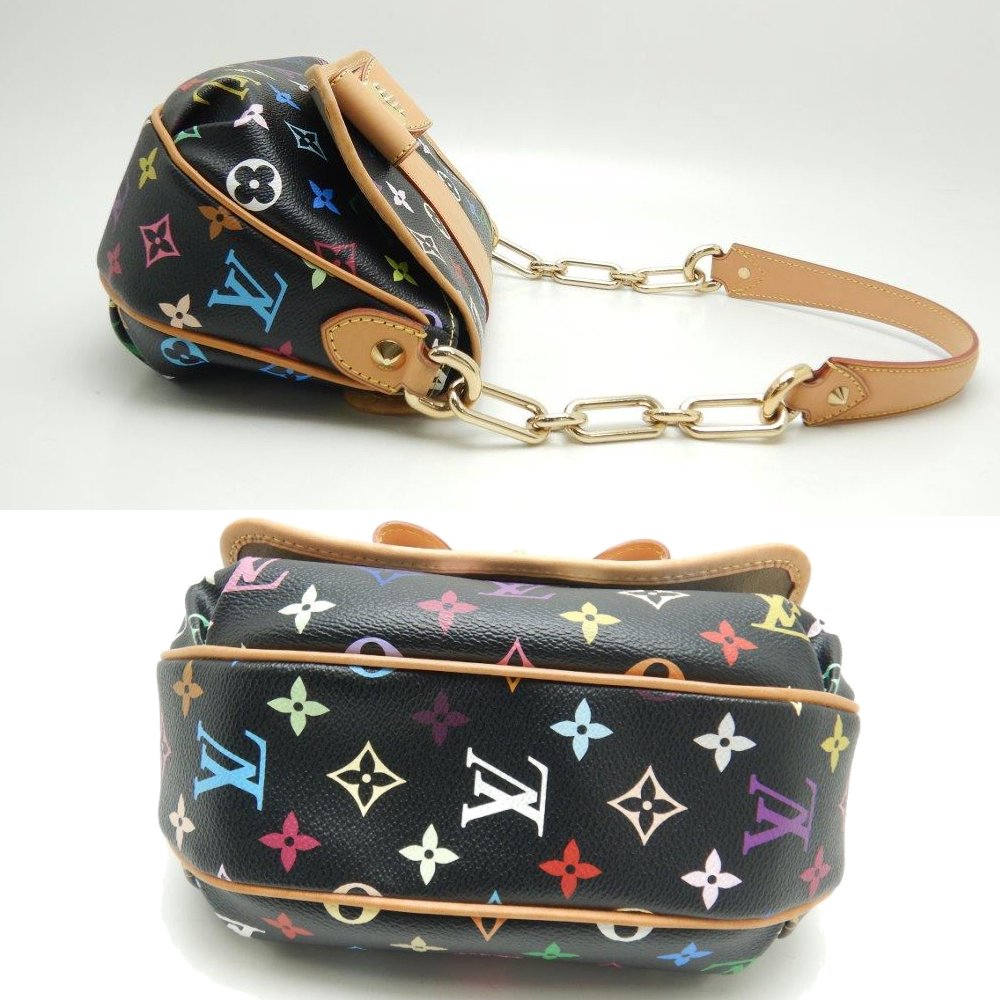 Louis Vuitton Multicolor Patty Noir Shoulder Bag Black