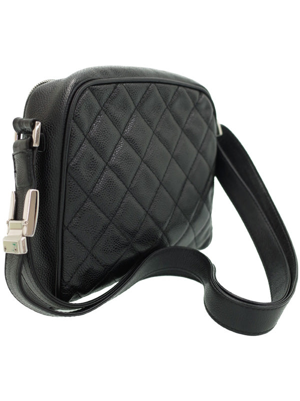 Chanel Matelasse Shoulder Bag Black