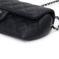 Chanel Timeless Classic Line Matelasse Chain Crossbody Caviar Skin Black