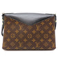 Louis Vuitton Saint Michel Shoulder Bag Epi Noir Brown